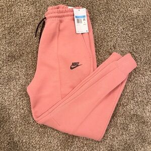 NWT Kids Nike Tech Jogger Pants,  Pink/Coral, Size M+ (Husky)